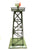 Lionel 394 Rotating Beacon Tower  Dark Green Version