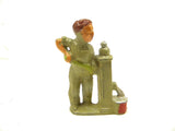 Manoil 41/39 Farmer with Water Pump   Vintage Lead Toy Figure