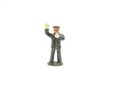 Vintage Barclay Policeman With Whistle  Lead Figure