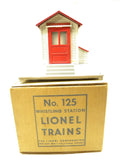 Vintage Lionel 125 Whistle Shed with Original Box