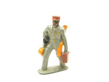 Vintage Barclay 614 Red Cap Porter With Luggage