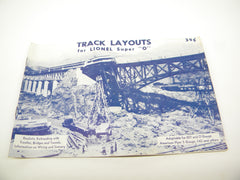 ✅ 1962 Lionel Super O Track Layouts by J. L. Rudley