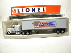Lionel 12932 Laimbeer Packaging Die-cast Semi Truck and Trailer