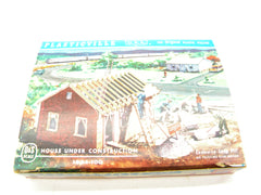 Plasticville 1624 House Under Construction in Original Box