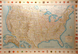 Lionel 950 US Railroad Map   1958