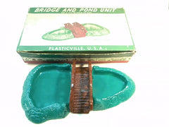 Plasticville BL-2 Bridge and Pond Unit in Original Box