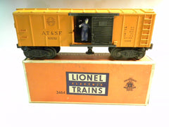 Lionel X3464 AT&SF Operating Box Car with Original Box