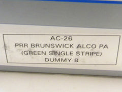Williams AC26 Pennsylvania Brunswick Green Alco PA Dummy B Unit