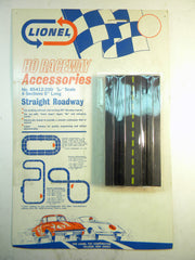 Lionel HO  Raceway B5412:200  6 Inch Straight Roadway   Blister Pack