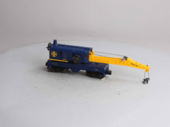 Lionel 9348 Santa Fe Blue and Yellow Crane Car