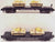 American Flyer S Gauge 48507 & 48508 US Army Flatcars with 2-Tanks each