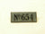 Lionel 654 Tank Car Nameplate