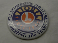 2000 Lionel 100 Year Anniversary Promotional Button
