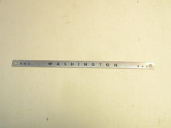 American Flyer 963 Washington Observation Nameplate