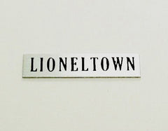 Lionel 127 Station Nameplate