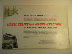 1954 Lionel Consumer Catalog  Missing Covers