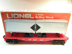 Lionel 9149 Canadian Pacific CP Rail Flat Car with Piggyback Vans