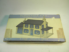 Plasticville LH-4 2 Story Colonial House Box