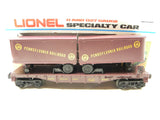 Lionel 16303 Pennsylvania Flat Car with 2 Van Trailers