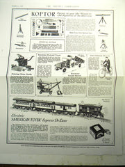 1926 Youth Companion American Flyer O Gauge Advertisement