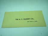 1950's A.C. Gilbert Mailing Envelope