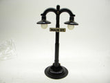 Marx 429 Main Street Double Gooseneck Street Lamp  All Metal