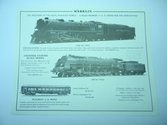 1934 Marklin O Scale Hudson Promo