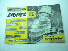 Lionel 1955 Dealer Advance Catalog