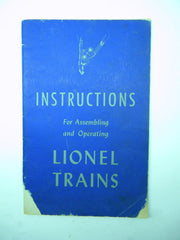 1946 Lionel Instruction Book  Blue Covers Version