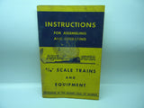 1949 American Flyer M-2690 Instruction Book