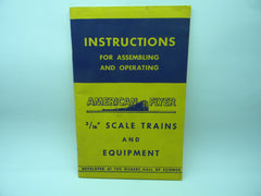 1949 American Flyer M-2690 Instruction Book   Like New