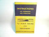 1949 American Flyer M-2690 Instruction Book  Excellent