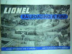 1951 Lionel Railroading is Fun Poster