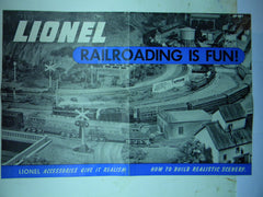 1951 Lionel Railroading is Fun Poster  Excellent