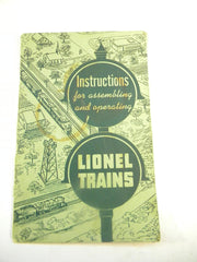 1951 Lionel Instruction Book  35 Cent Bantam Book Version  VG