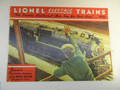 1933 Lionel Color Consumer Catalog   Reproduction