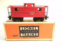 Lionel OO 0077 New York Central Caboose