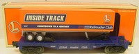 Lionel 19437 Lionel Railroad Club Flat Car with Inside Track Trailer