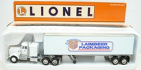 Lionel 12932 Laimbeer Packaging Die-cast Semi Truck and Trailer