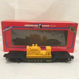 American Flyer 48513 CSX Depressed Center Flat Car With Generator