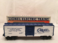 Lionel 52053 Carail TTOS Box Car