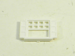 Plasticville LH-4 2 Story Colonial House Larger Window  White