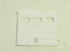 Plasticville LH-4 2 Story Colonial House Garage Door  White