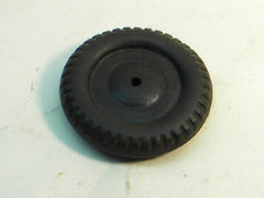 Vintage 2 Inch Hard Rubber Vehicle Wheel
