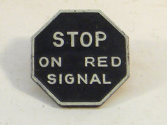 Marx 421 Flashing Highway Signal Stop Sign