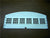 PLASTICVILLE AP-1 AIRPORT HANGAR BACK WALL  ORIGINAL POSTWAR PART