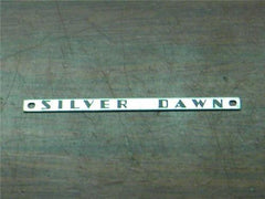 Lionel 2531-47 Silver Dawn Observation Nameplate