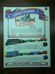 1970 LIONEL COLOR CONSUMER CATALOG/POSTER  MINT