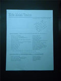 1970 KRIS MODEL TRAINS PROPOSED & PROMOTIONAL LETTER