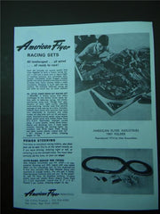 1967 American Flyer Trains and Race Sets Catalog